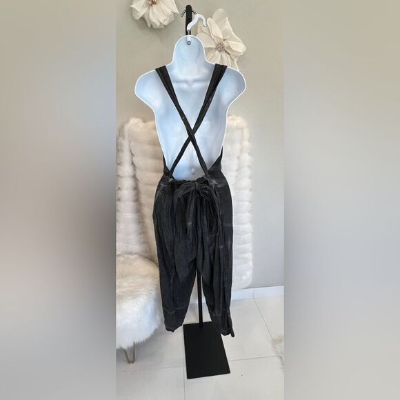 Free People Charcoal Overalls (S) - Picture 3 of 8